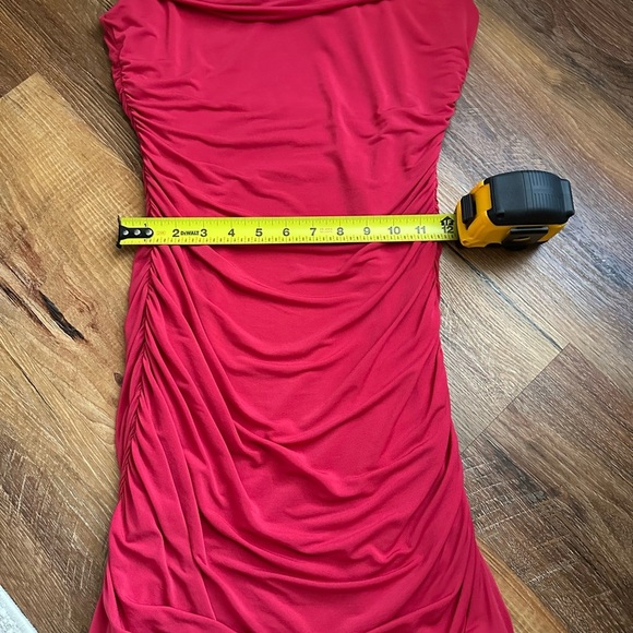 BCBGMaxAzria Fuchsia Midi Dress - Picture 5 of 8